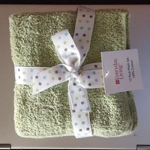 Everyday Living 12pk 100% Cotton Washcloths